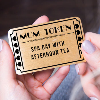 Mother's Day Mum Token Personalised Gift Voucher, 2 of 10