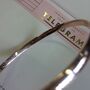 Brompton Personalised Classic Solid Gold Bangle, thumbnail 6 of 9