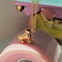 Gold Plated Roller Skate Jewellery Set With Studs, thumbnail 4 of 7