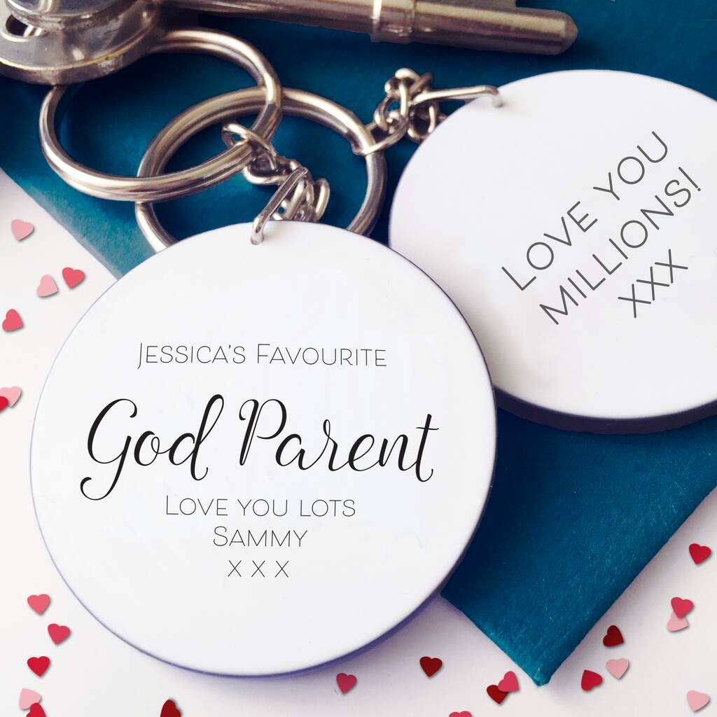 Image of My Favourite God Parent Personalised Keyring