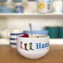 'Cowgirl Boots' Personalised Cereal Bowl, thumbnail 2 of 5