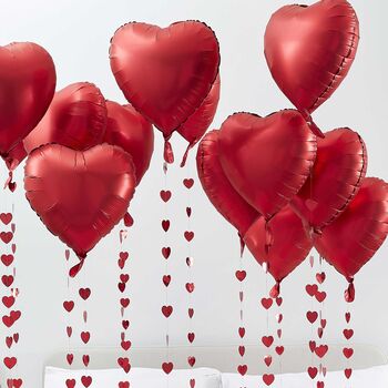 Red Heart Balloon Kit Pack Of 25, 3 of 3