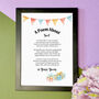 Personalised 50th Birthday Gift Poem, thumbnail 2 of 7