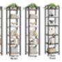 Six Tier Bookshelf Shelving Unit Industrial Bookcase, thumbnail 8 of 8