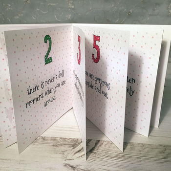 Personalised Will You Marry Me Christmas Book Card, 7 of 7