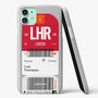 Personalised London Ticket Name Phone Case, thumbnail 3 of 6