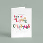 Personalised 'Sending Love' Christmas Card Pack, thumbnail 2 of 4