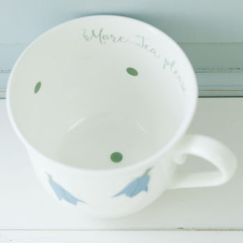 Bluebells Personalised China Breakfast Cup, 2 of 3