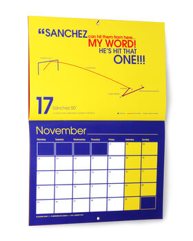 Arsenal 2024 Calendar Gift Set: Ljungberg Framed Print, 5 of 11