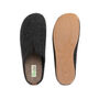 Snug Toes Men's Recycled Polyester Mule Felt Slippers, thumbnail 4 of 4