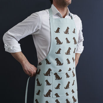 Chocolate Cockapoo / Labradoodle Organic Cotton Tea Towel, 2 of 12