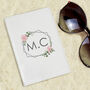 Personalised Floral Cream Passport Holder, thumbnail 3 of 4