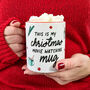 Festive Christmas Mug Gift Secret Santa Movie Mug, thumbnail 1 of 7