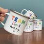 Team Personalised Rainbow Mug Set, thumbnail 4 of 7