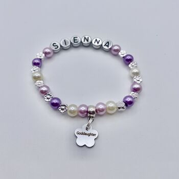Personalised Goddaughter Charm Bracelet, 10 of 10
