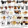 Personalised Dog Collar Tag Pastel Wood, thumbnail 3 of 12