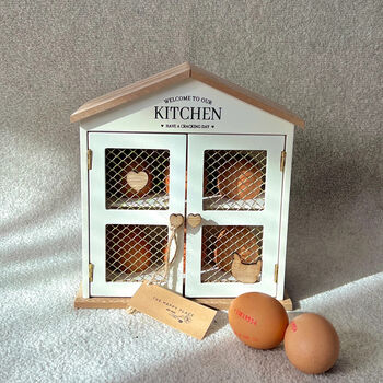 Country Style Kitchen Egg Rack And Egg Cupboard, 8 of 10