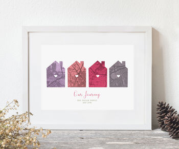 Favourite Places Personalised Map Print, 10 of 12