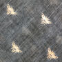 “Bee Happy” Gold Foil Scarf, thumbnail 3 of 8