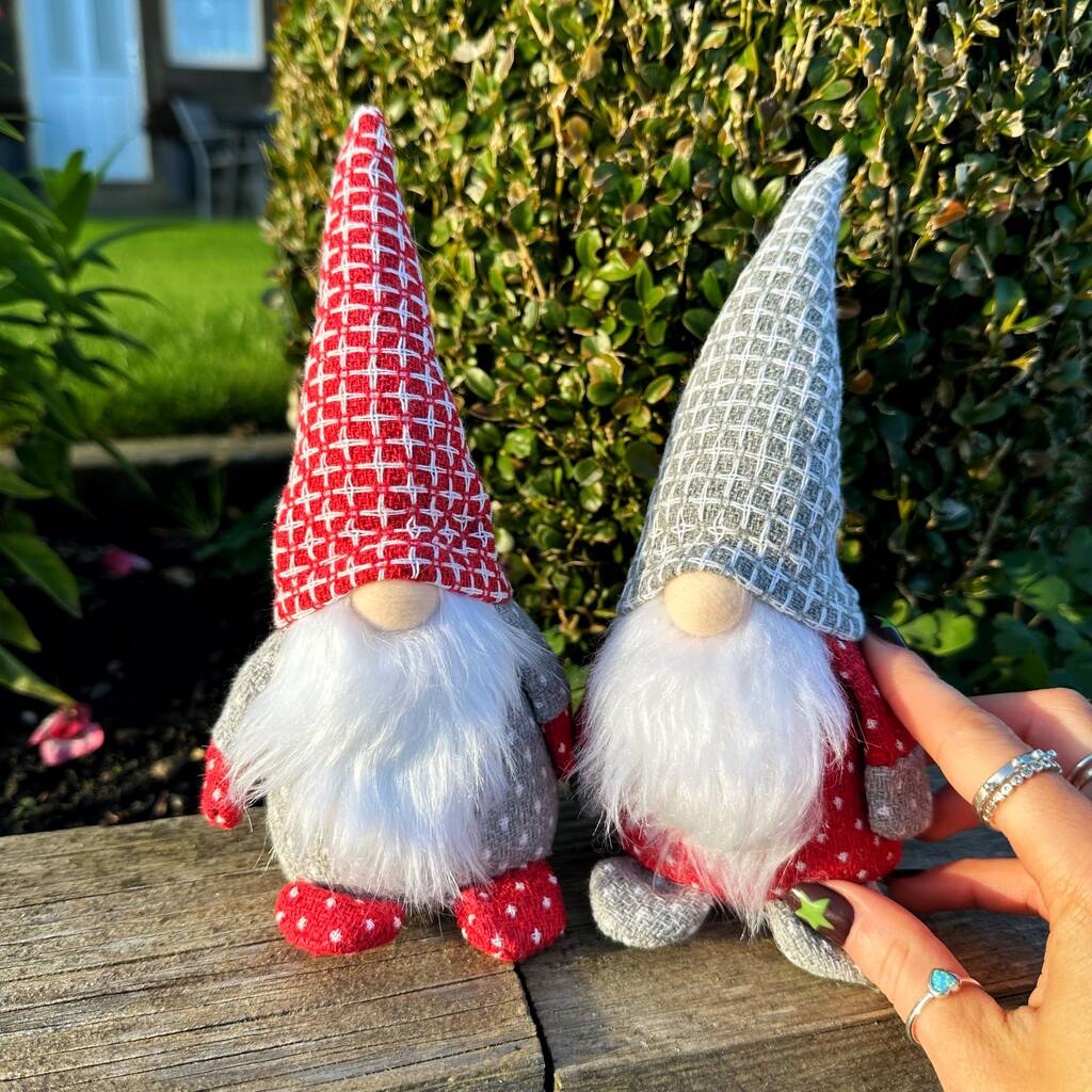 Nordic Style Fabric Gonk Pair, 1 of 6