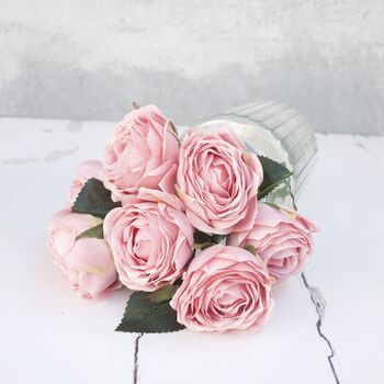 Vintage Pink Rose Bouquet, 9 of 9