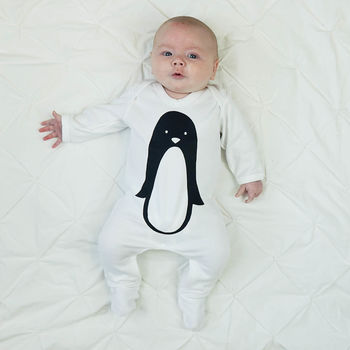 Penguin Baby Sleepsuit, 2 of 4