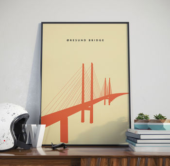 Oresund Bridge Landmark Print, 2 of 4