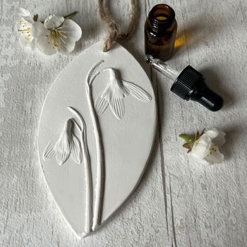 Snowdrops Gift Botanical Home Air Freshener, 4 of 5