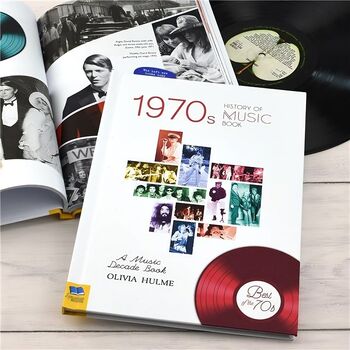 70's Music Decade Personalised Gift Music Lover Book, 2 of 8