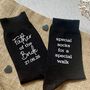 Father Of The Bride Favourite Walk Socks, thumbnail 3 of 4
