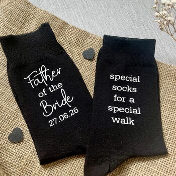Father Of The Bride Favourite Walk Socks, 3 of 4