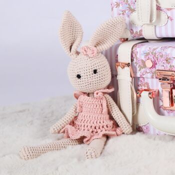 Crochet Bunny Handmade And Super Soft, 6 of 9