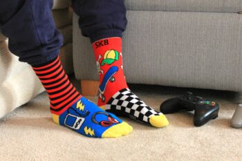 United Oddsocks Game Over Boys Gift Box Set, 5 of 5