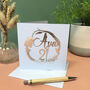 Personalised 21st Floral Birthday Papercut Card, thumbnail 11 of 12