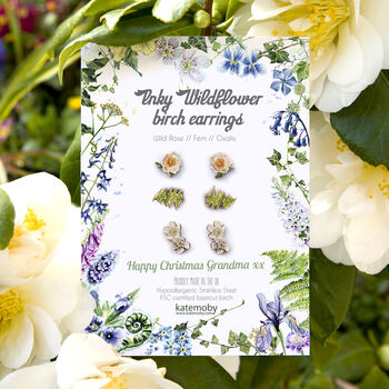 Curate Your Own Set Of Three Wildflower Stud Earrings, 10 of 11