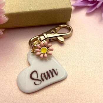 Personalised Flower Girl Thank You Keyring Gift, 4 of 4