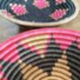 Set Of Two Handmade African Wall Baskets, thumbnail 2 of 4