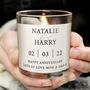 Personalised Special Date Scented Jar Candle, thumbnail 1 of 3