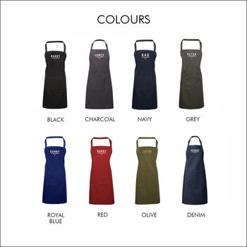 King Of The BBQ Personalised Apron, 3 of 5