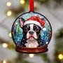 Boston Terrier Dog Tree Decoration, thumbnail 2 of 2