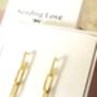 Link Chain Earrings In Gold And Silver, thumbnail 6 of 8