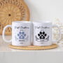 Personalised First Christmas With Pet Mug New Dog Cat Owner Christmas Gift, thumbnail 2 of 9