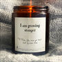 Affirmation Candle I Am Growing Stronger, thumbnail 1 of 3