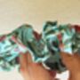 Print Scrunchie, Lighweight Soft Cotton, thumbnail 2 of 13