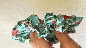 Print Scrunchie, Lighweight Soft Cotton, 2 of 13