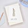 Tower Of Pisa Personalised Engagement Card, thumbnail 6 of 10