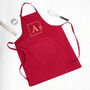 Personalised Initial Cotton Apron, thumbnail 5 of 8