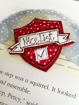 Personalised Nice List Badge, 2 of 5