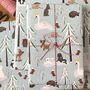 Forest Animals Christmas Wrapping Paper, thumbnail 8 of 12