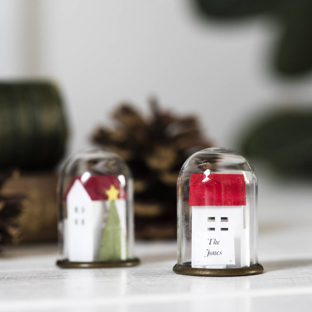 Personalised Christmas Mini House Ornament, 1 of 3